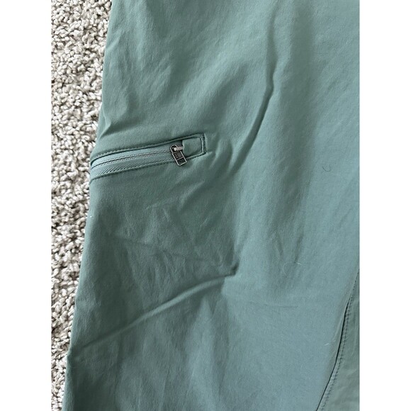 Patagonia Women’s 8 Green Utility Pants Stretch Zip Pockets Outdoor - Picture 4 of 8